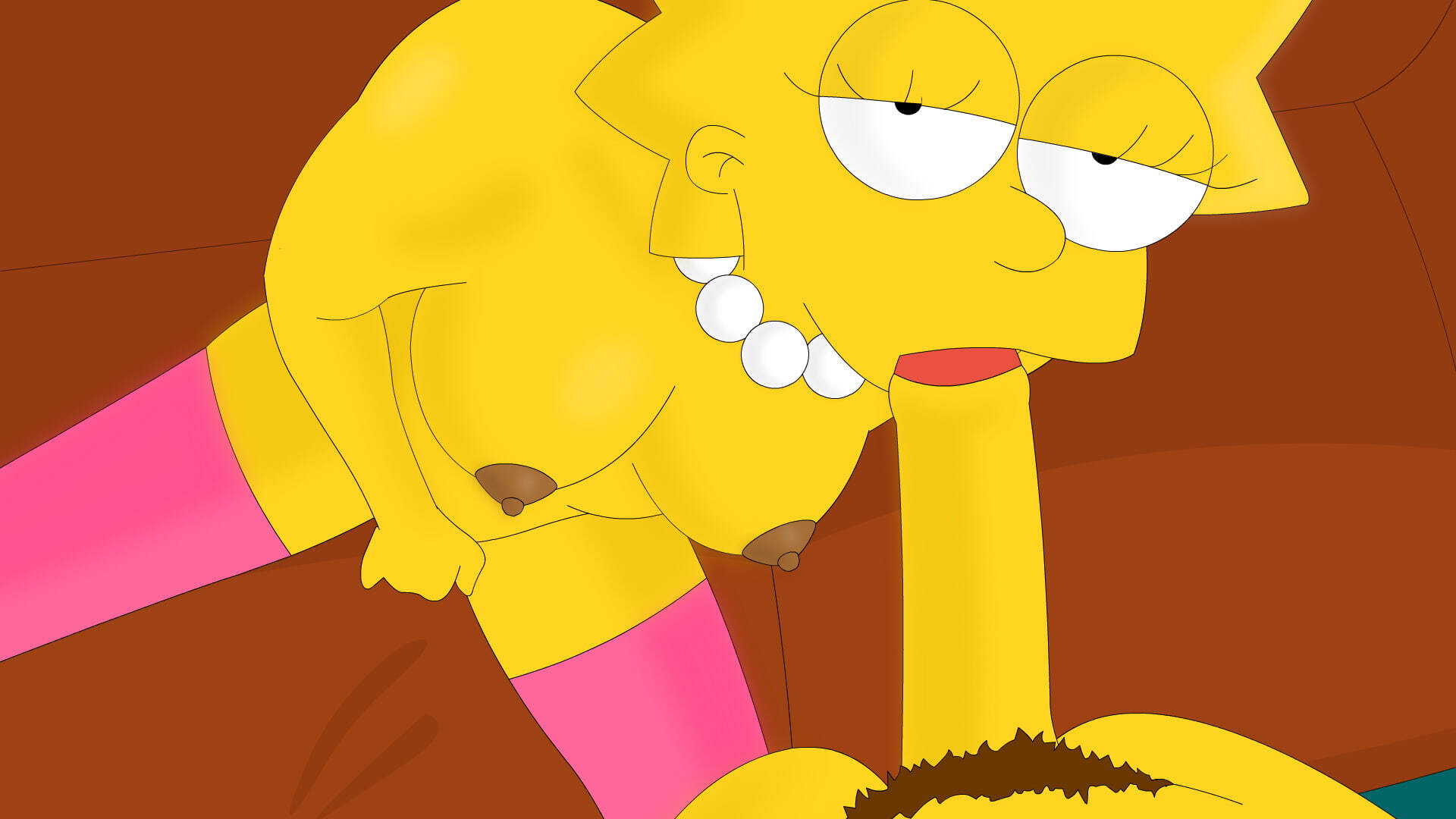 Adult Lisa Simpson naked • Cartoon Gonzo • Sexy Stupid Neighbour  